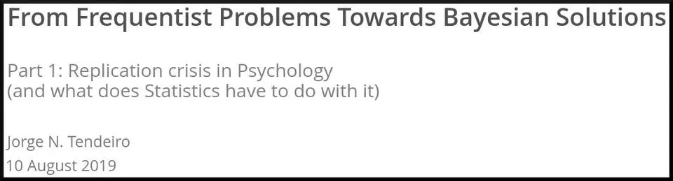 From frequentist problems towards Bayesian solutions