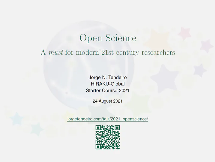 Open Science: A must for modern 21st century researchers